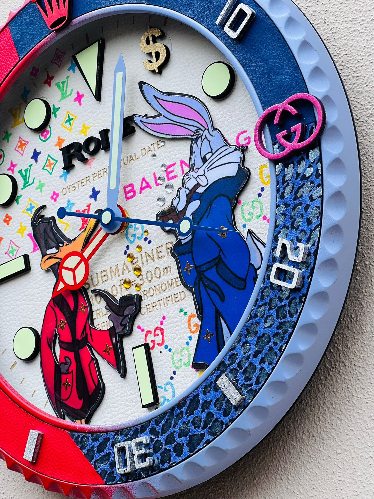 Orologio Sub Bugs Bunny and Daffy Duck da Parete X