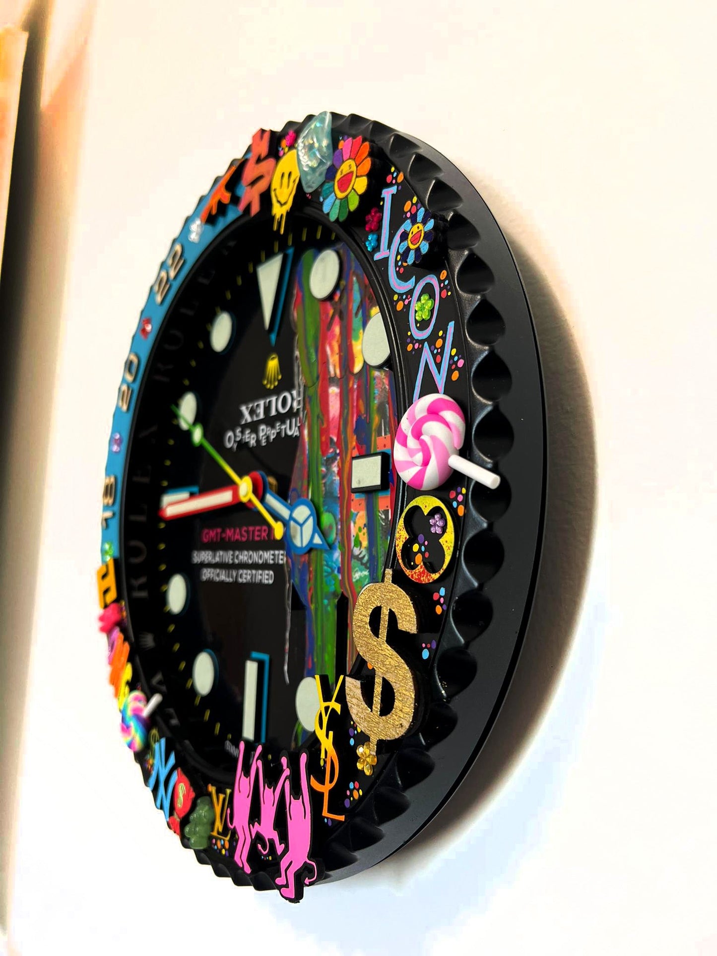 Orologio Sub Bearbrick Custom da Parete X