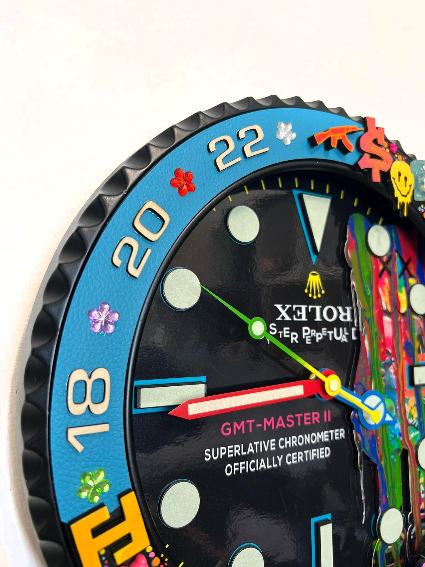 Orologio Sub Bearbrick Custom da Parete X