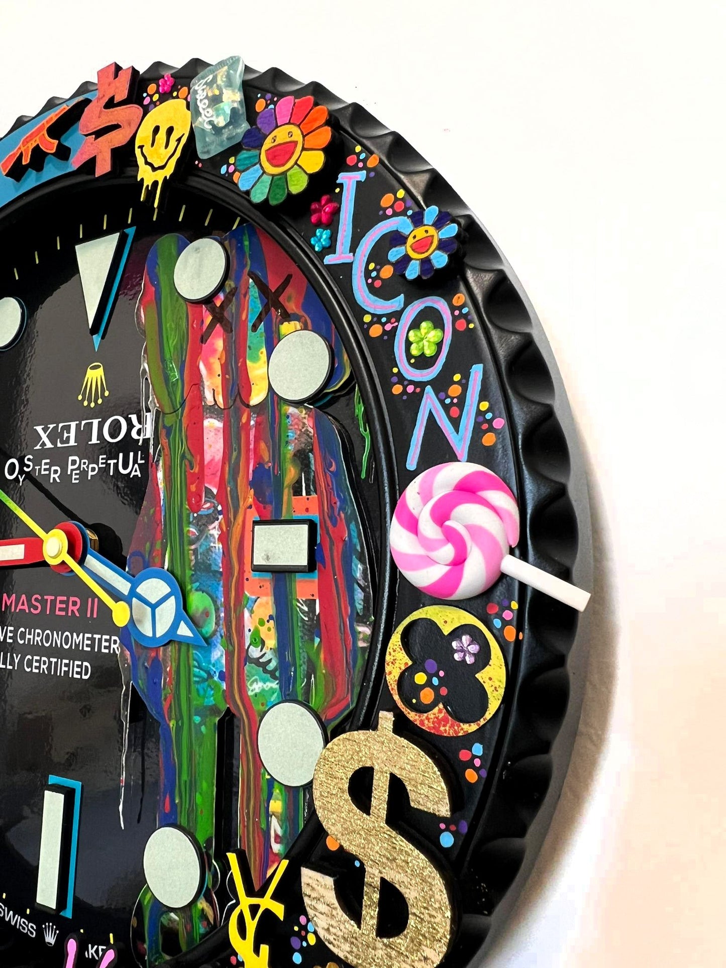 Orologio Sub Bearbrick Custom da Parete X