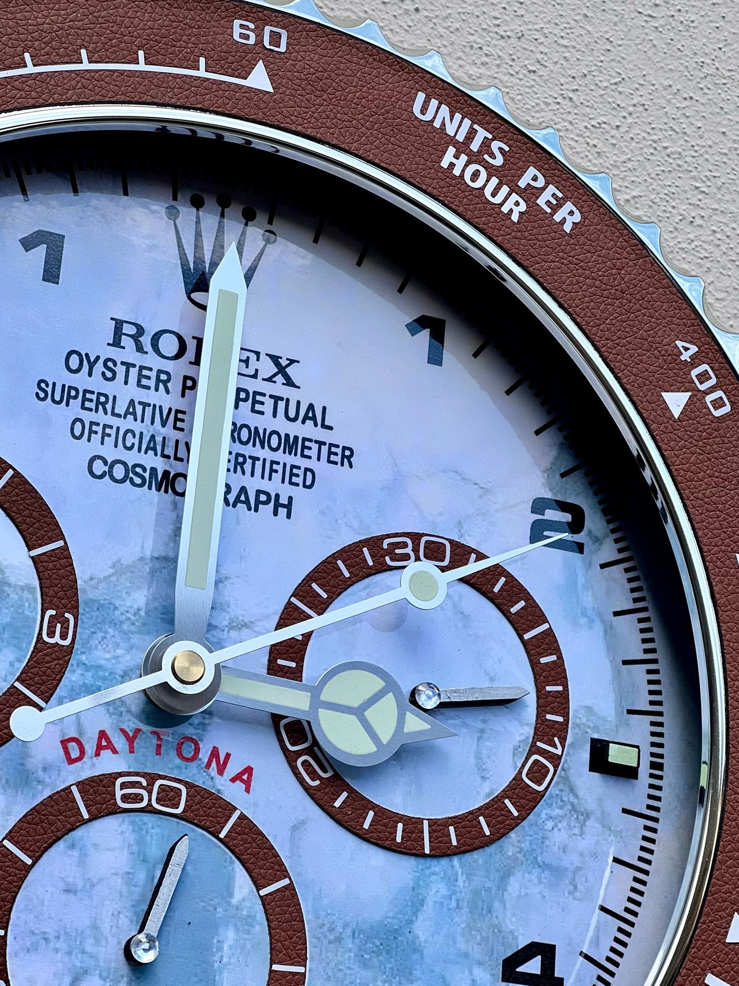 Orologio Day Blue Marble Custom da Parete X
