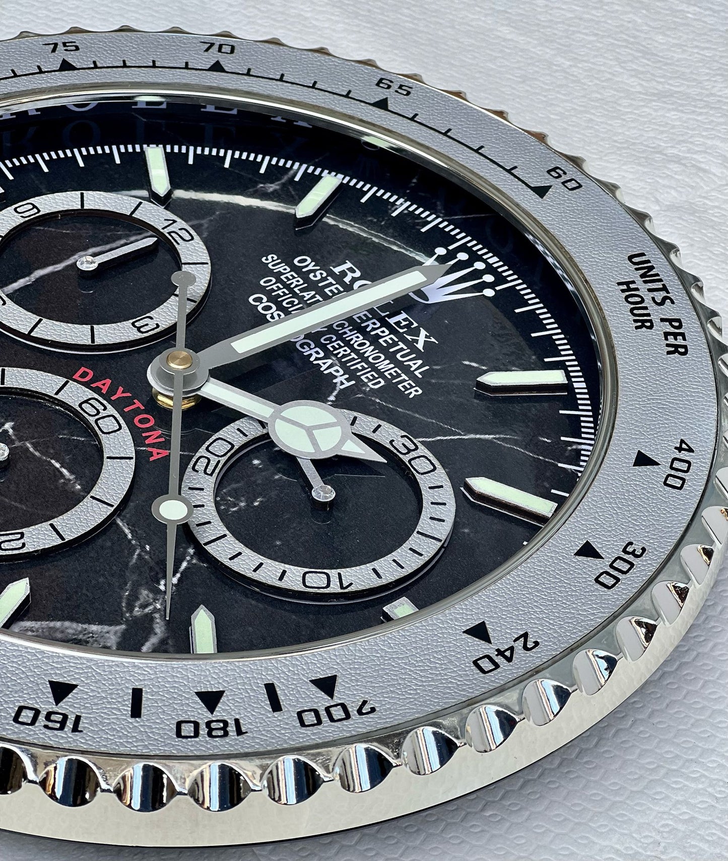 Orologio Day Pure Marble Custom da Parete X