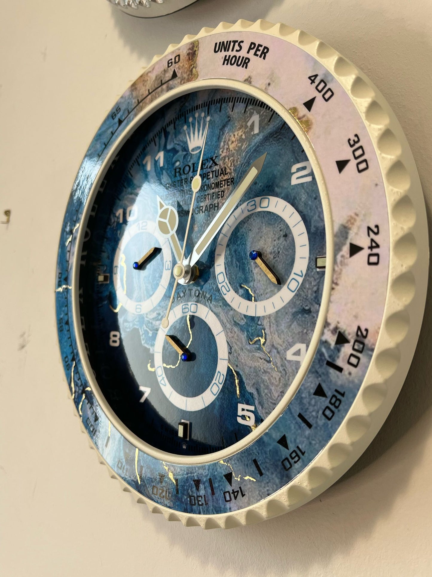 Orologio Day Blue Wave Custom da Parete X