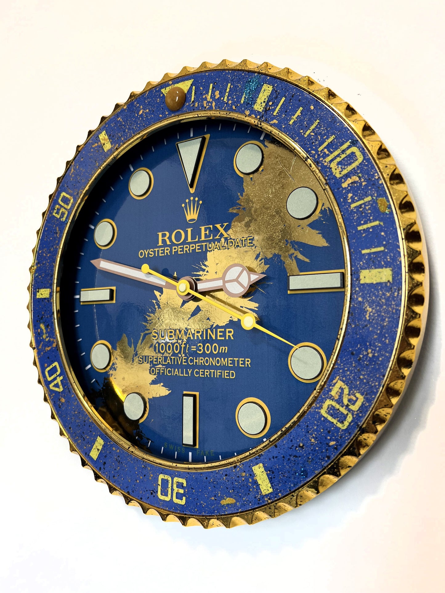 Orologio Sub Deep Blue Custom da Parete X