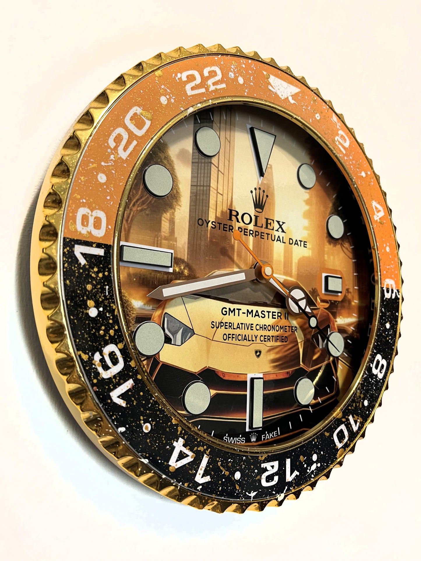 Orologio GMT The Lambo Custom da Parete X