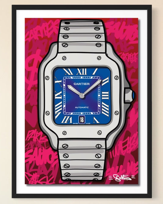 Quadro Santos the Cartier (Opera d'arte 3D) X