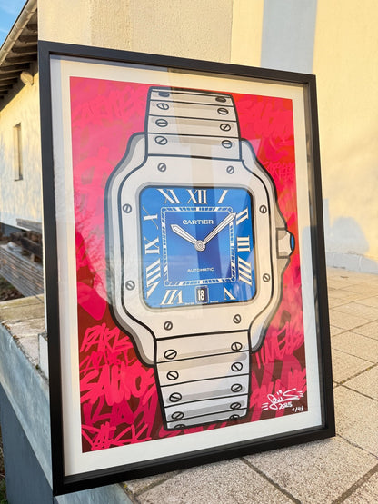 Quadro Santos the Cartier (Opera d'arte 3D) X