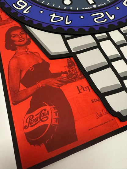 Quadro Pepsi GMT (Opera d'arte 3D) X