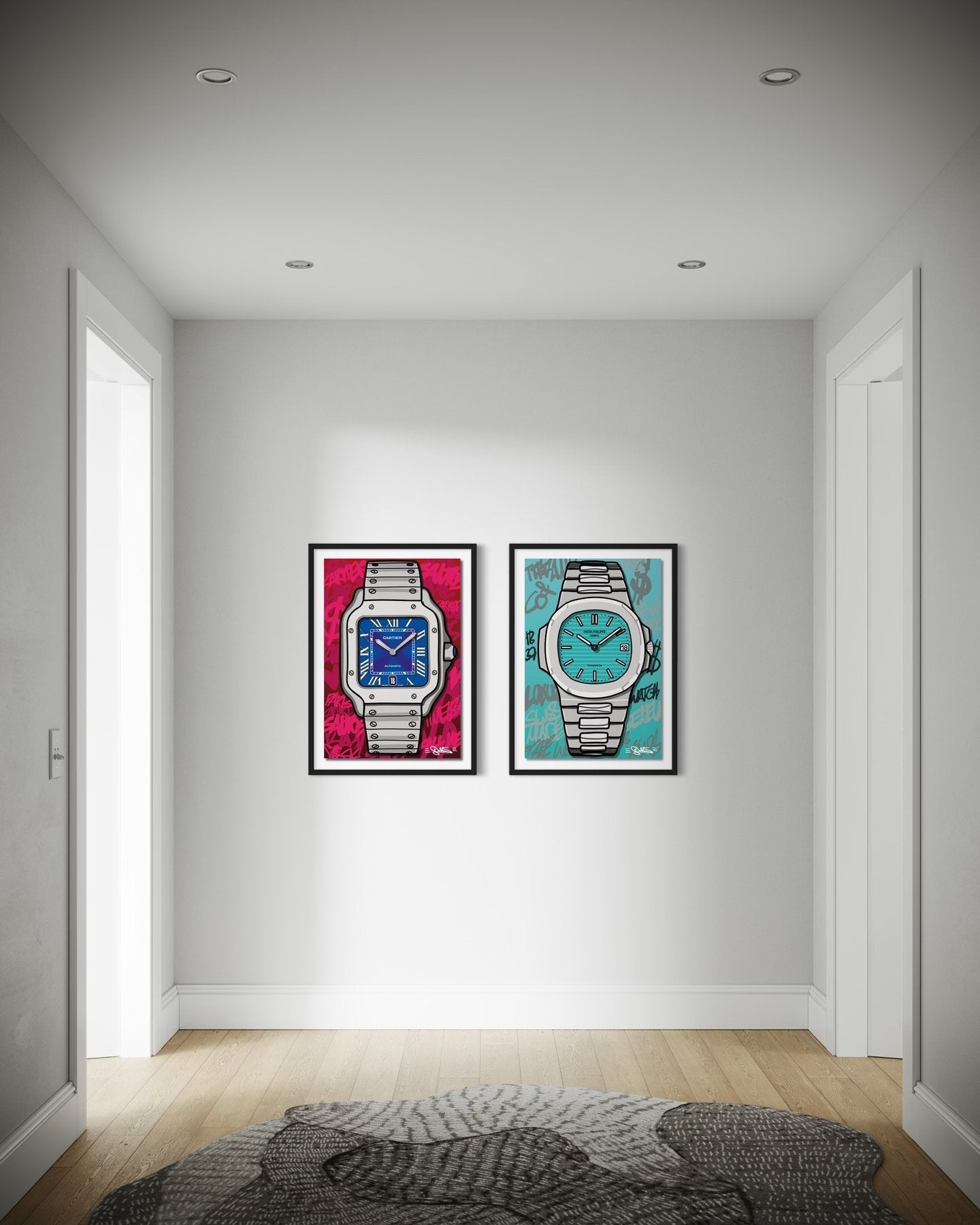 Quadro Tif fanys Patek (Opera d'arte 3D) X