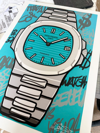 Quadro Tif fanys Patek (Opera d'arte 3D) X