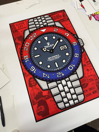 Quadro Pepsi GMT (Opera d'arte 3D) X