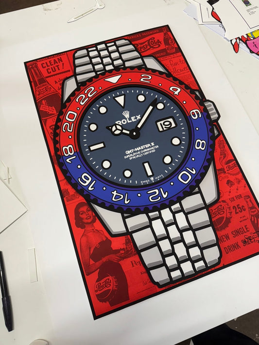 Quadro Pepsi GMT (Opera d'arte 3D) X