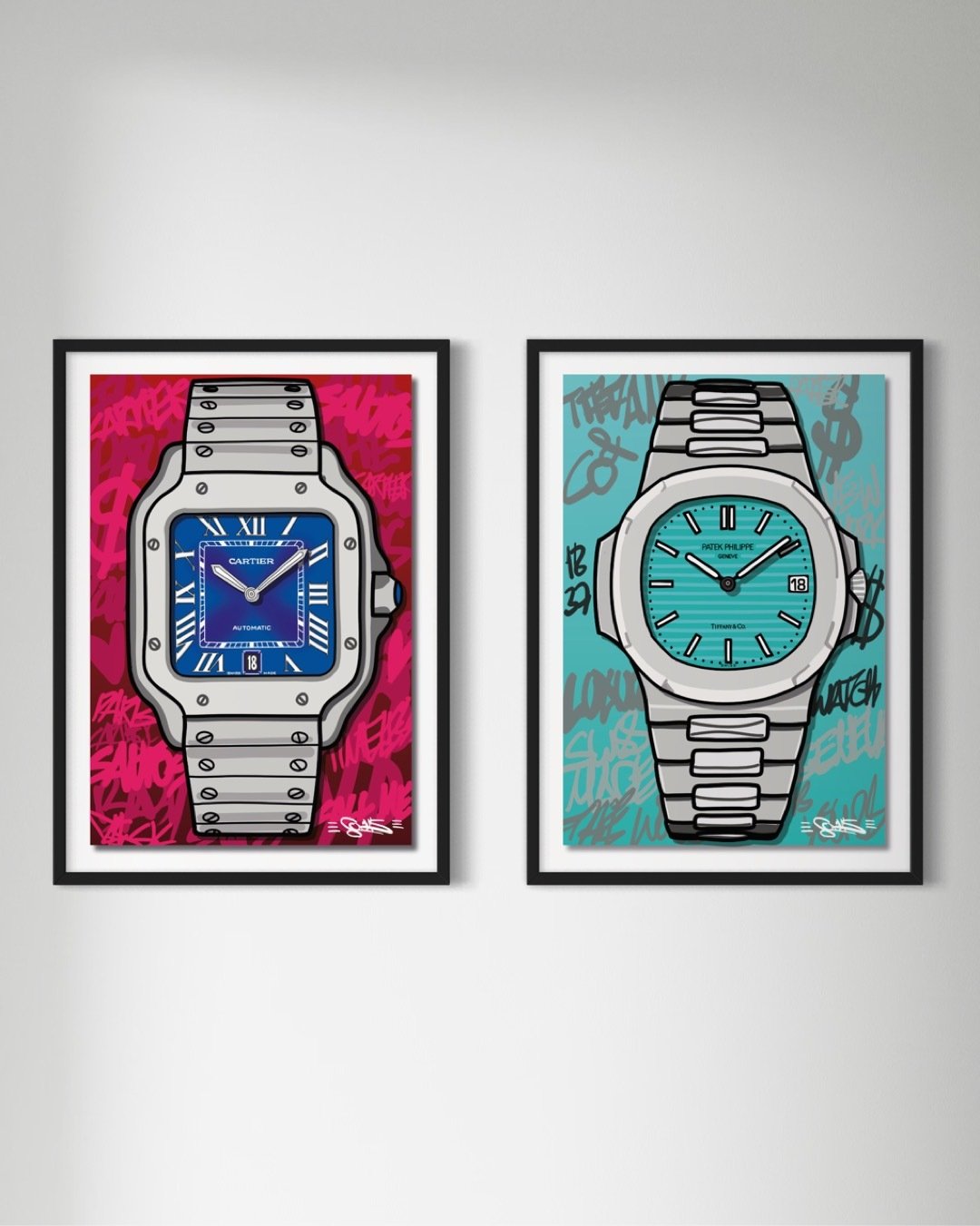 Quadro Tif fanys Patek (Opera d'arte 3D) X