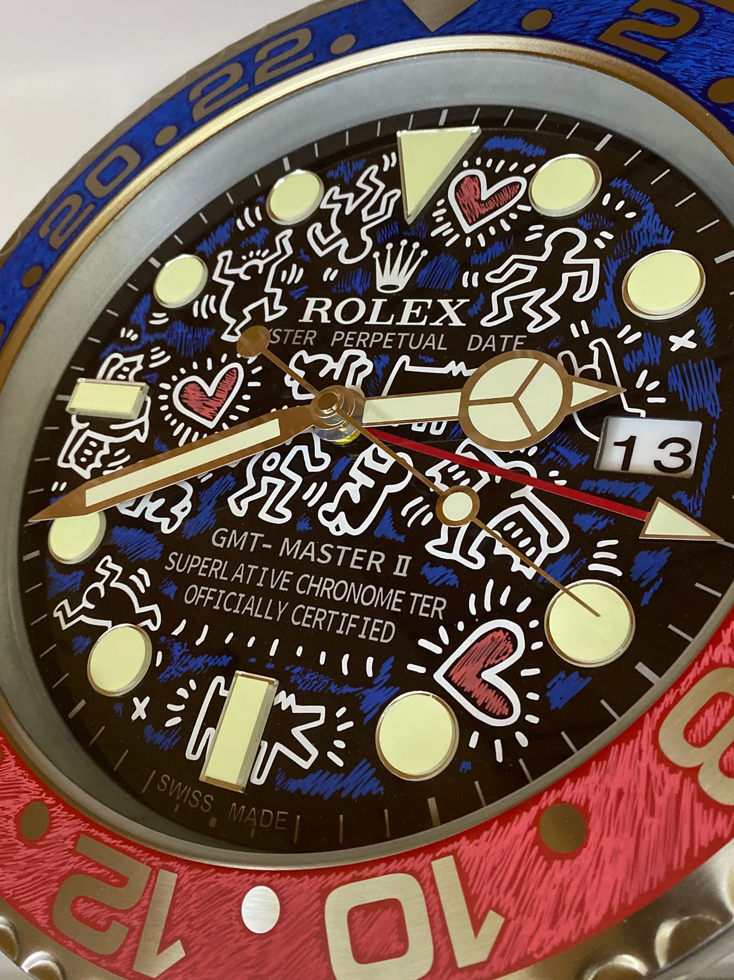 Orologio GMT Keith Custom da Parete X