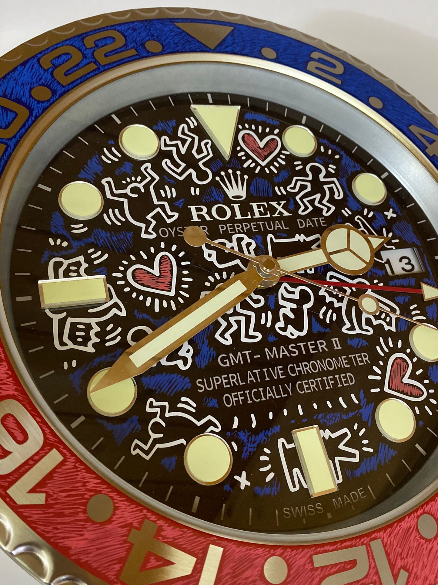 Orologio GMT Keith Custom da Parete X