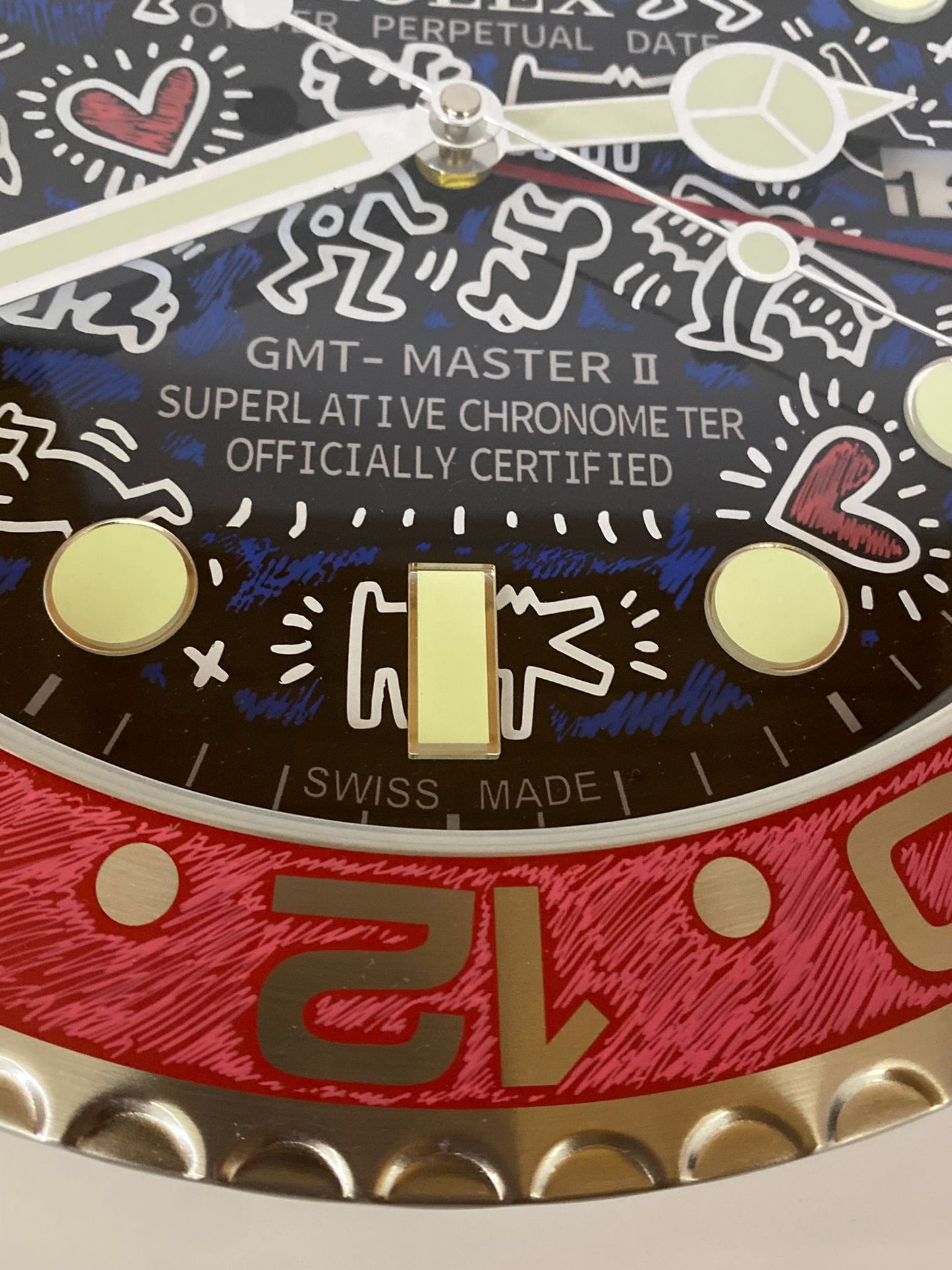 Orologio GMT Keith Custom da Parete X
