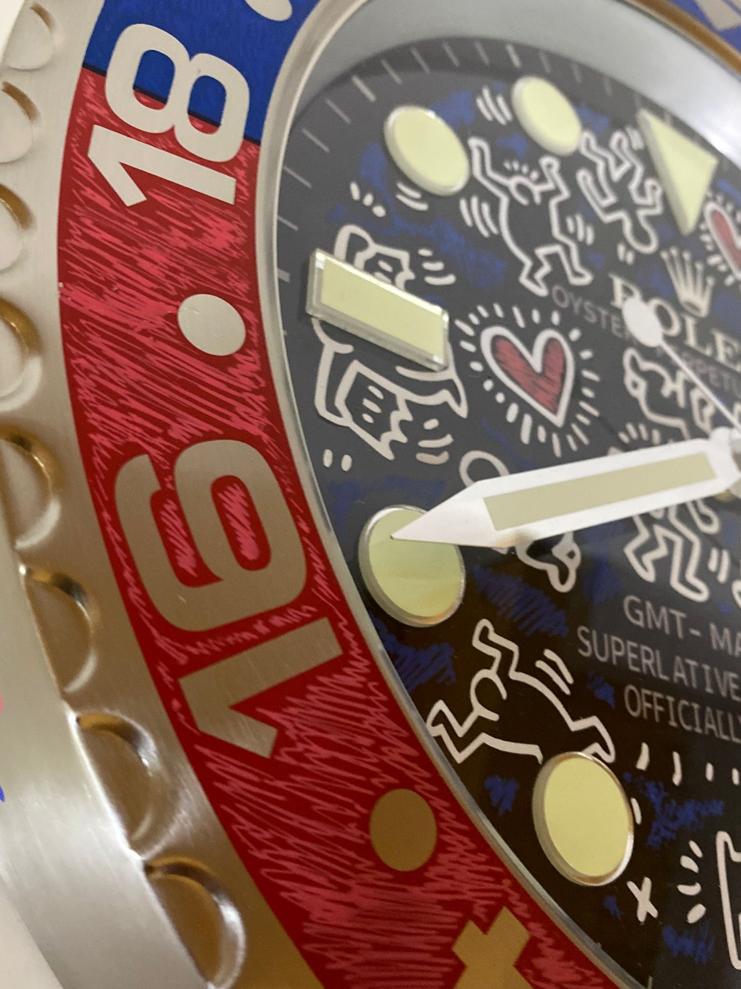 Orologio GMT Keith Custom da Parete X