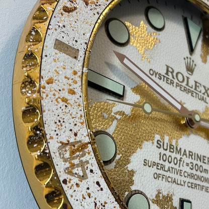 Orologio Sub Golden Skin Custom da Parete X