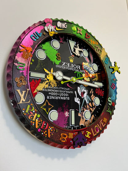 Orologio Sub The Crazy Rabbit Custom da Parete X