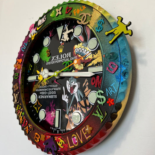 Orologio Sub The Crazy Rabbit Custom da Parete X