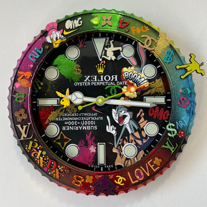 Orologio Sub The Crazy Rabbit Custom da Parete X