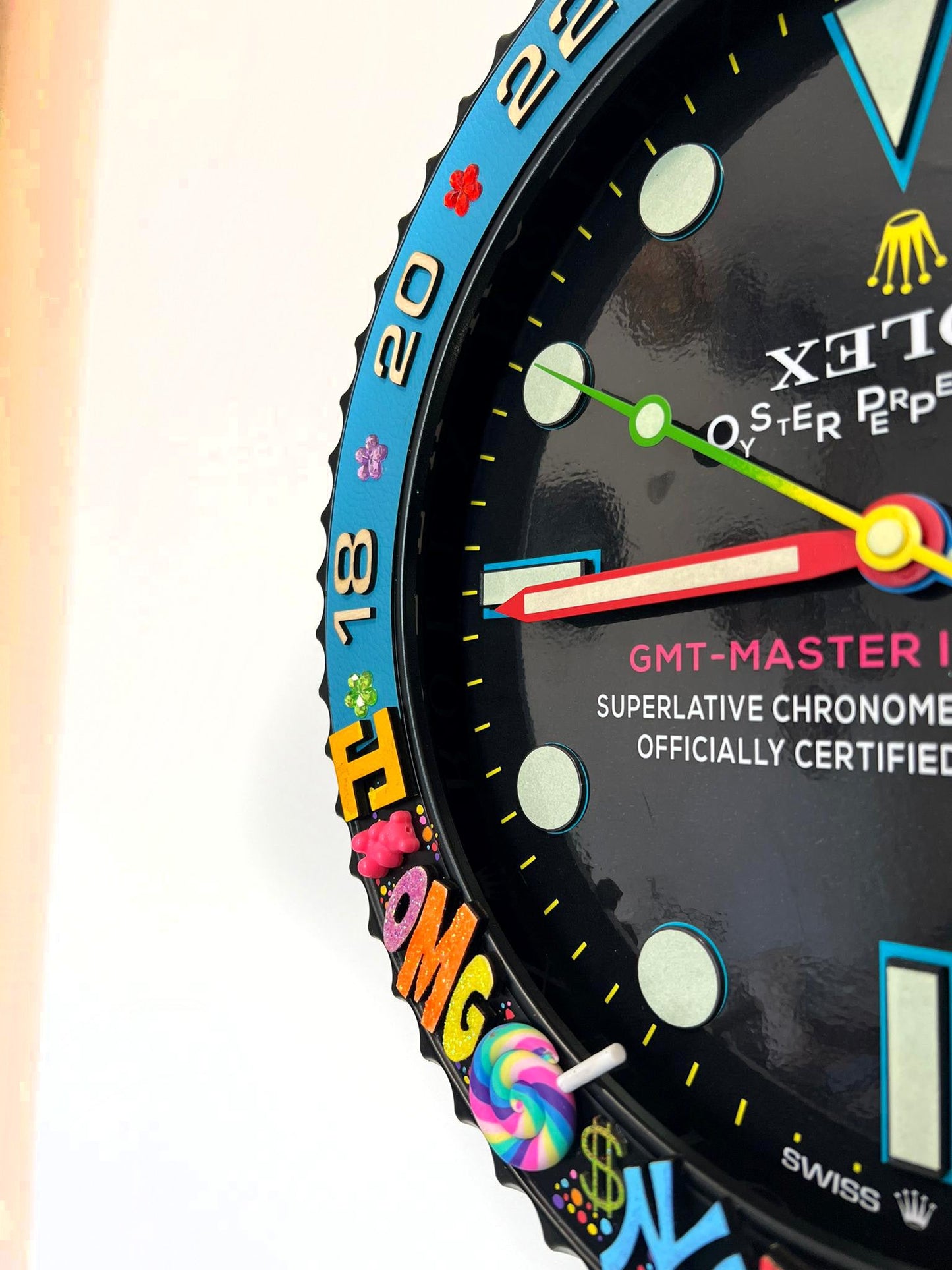 Orologio Sub Bearbrick Custom da Parete X