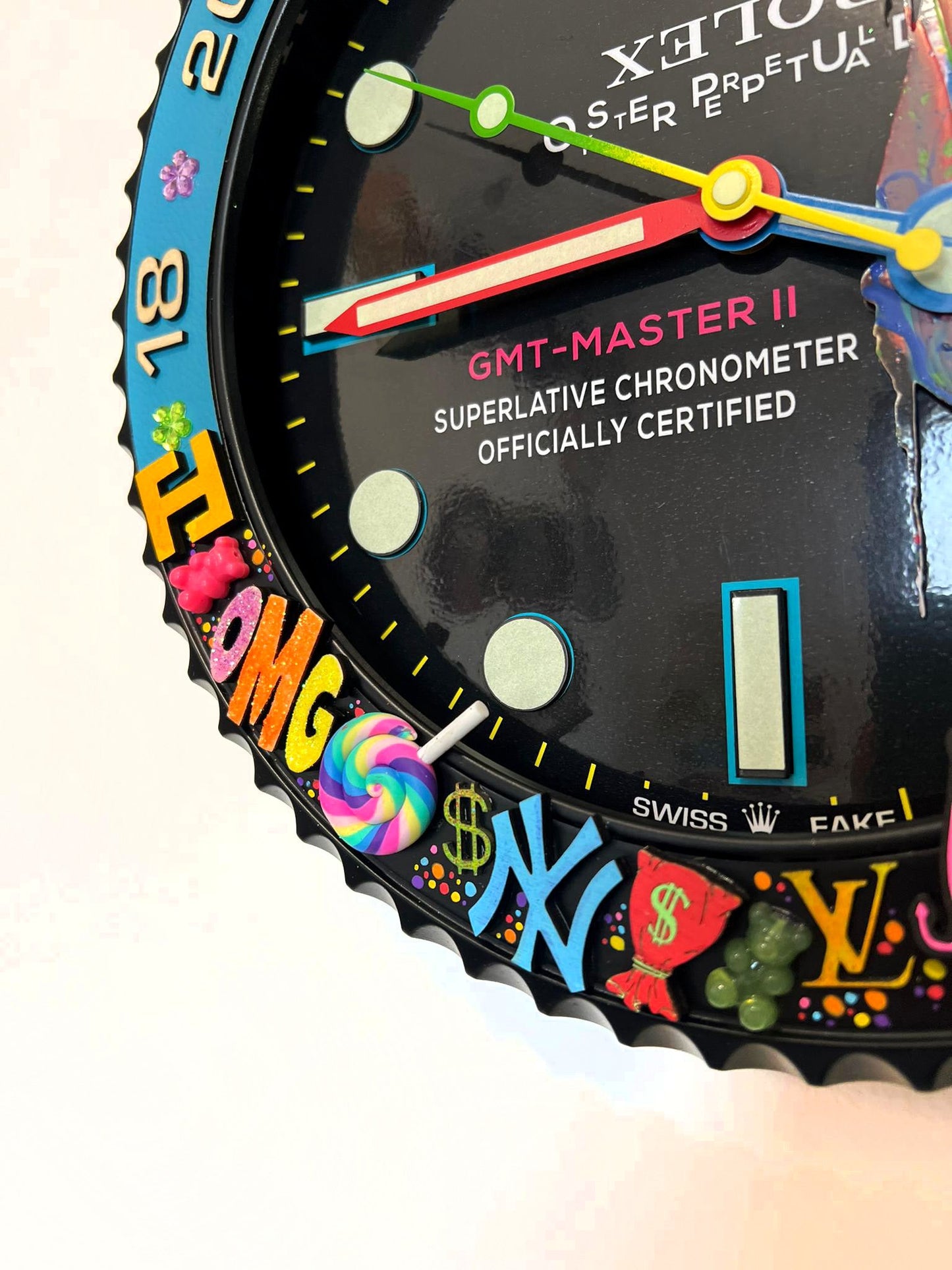 Orologio Sub Bearbrick Custom da Parete X