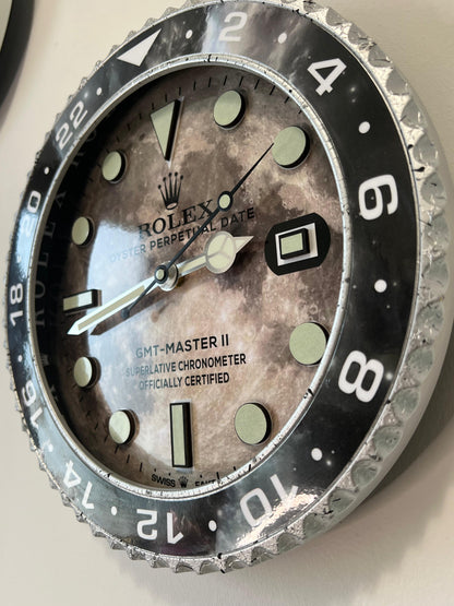 Orologio GMT Gray Marble Custom da Parete X