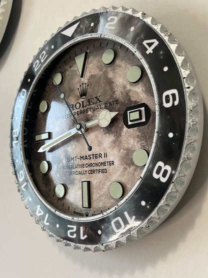 Orologio GMT Gray Marble Custom da Parete X