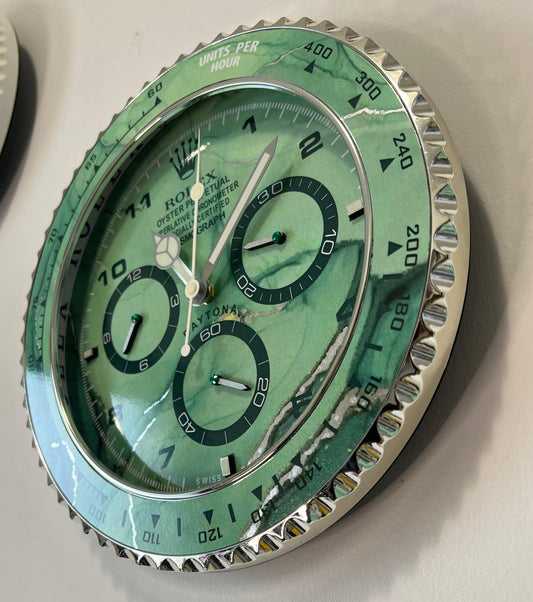 Orologio Day Green Wave Custom da Parete X
