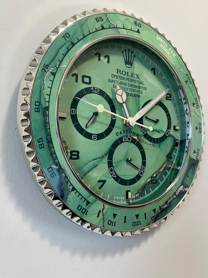 Orologio Day Green Wave Custom da Parete X