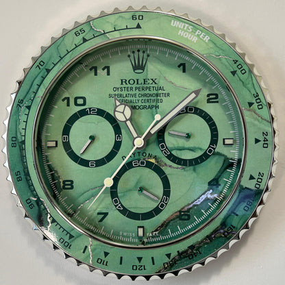Orologio Day Green Wave Custom da Parete X