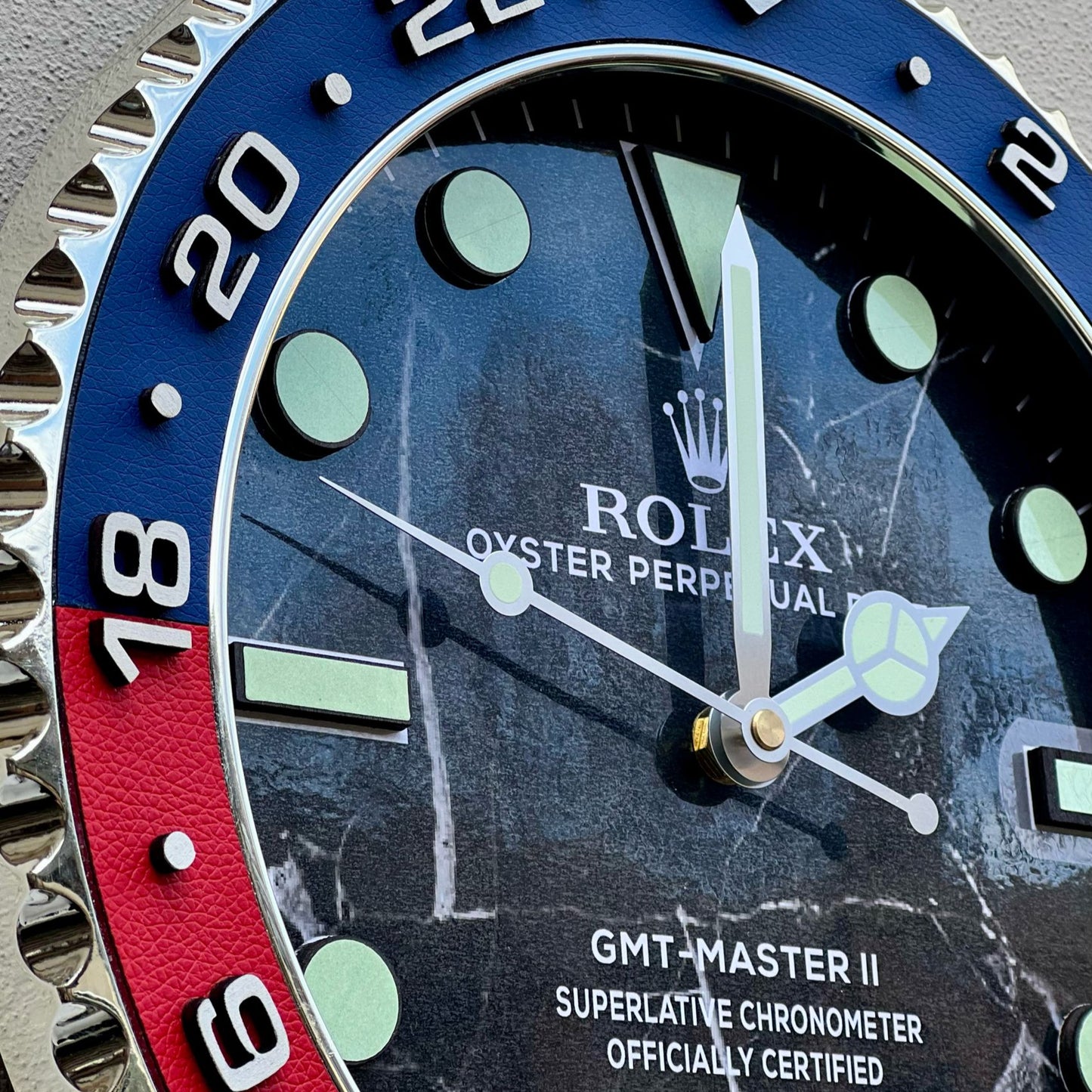 Orologio GMT Marble Custom da Parete X