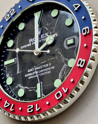 Orologio GMT Marble Custom da Parete X