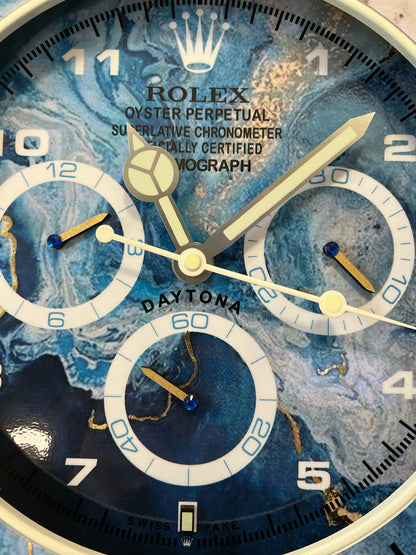 Orologio Day Blue Wave Custom da Parete X