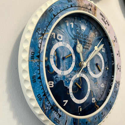 Orologio Day Blue Wave Custom da Parete X