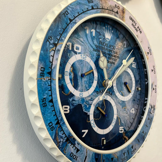 Orologio Day Blue Wave Custom da Parete X
