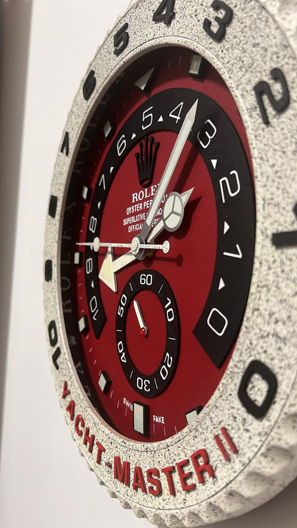 Orologio Yacht Red Blood Custom da Parete X