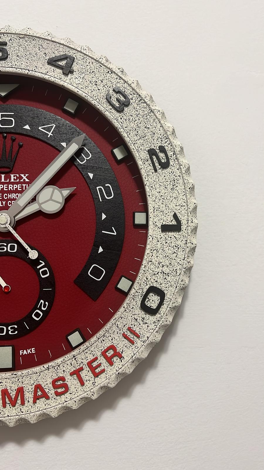 Orologio Yacht Red Blood Custom da Parete X