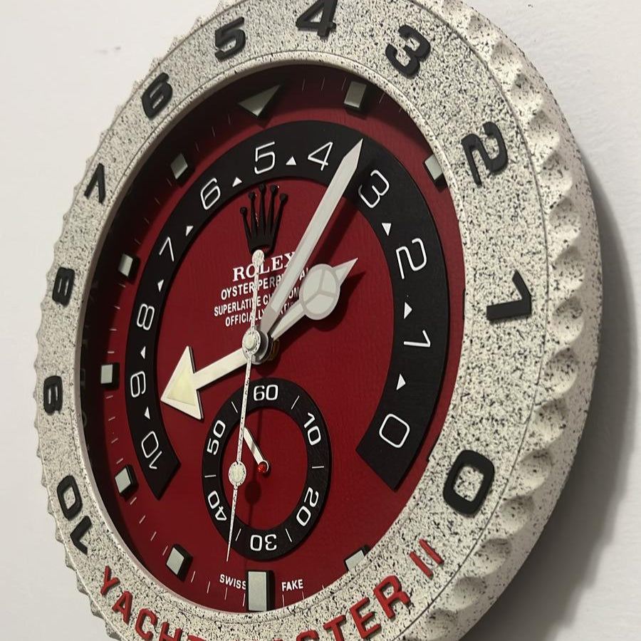 Orologio Yacht Red Blood Custom da Parete X