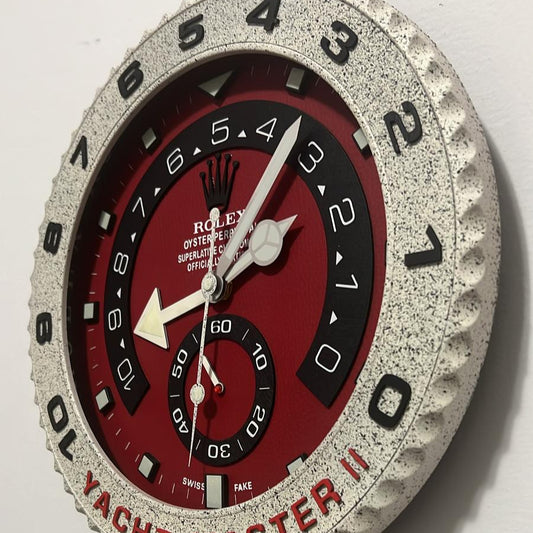 Orologio Yacht Red Blood Custom da Parete X