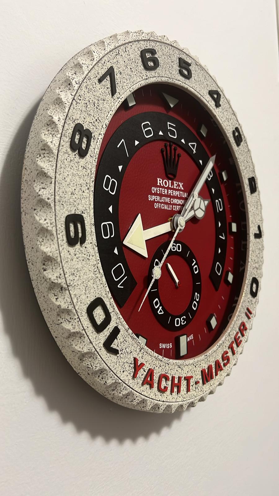 Orologio Yacht Red Blood Custom da Parete X