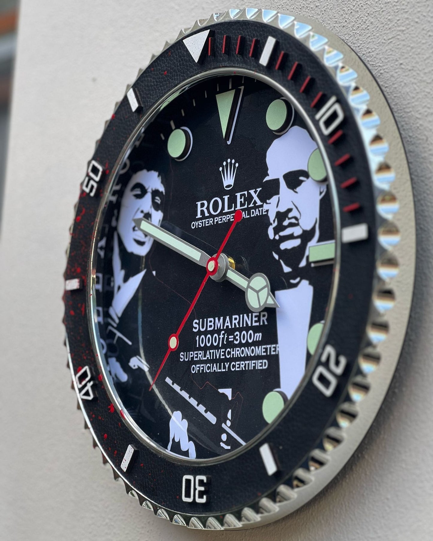 Orologio Sub Scarface Custom da Parete X