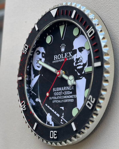 Orologio Sub Scarface Custom da Parete X
