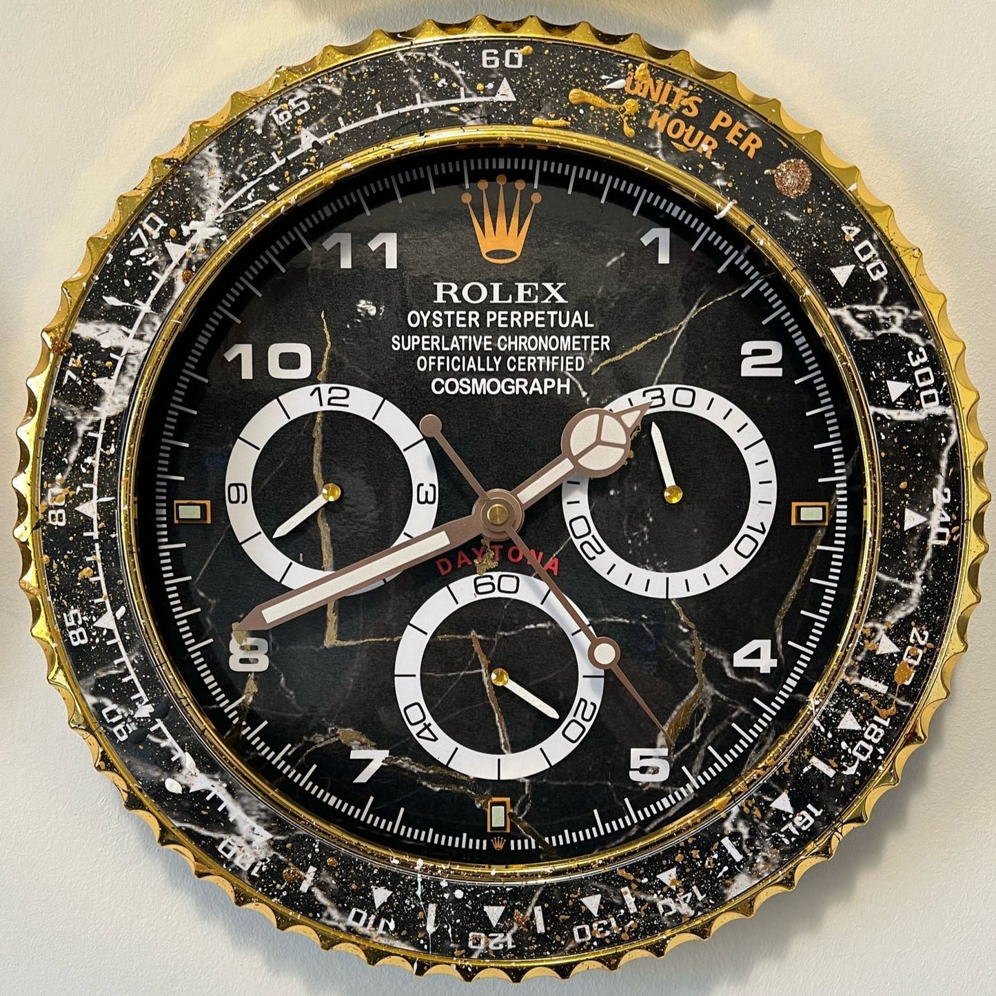 Orologio Day Precious Marble Custom da Parete X