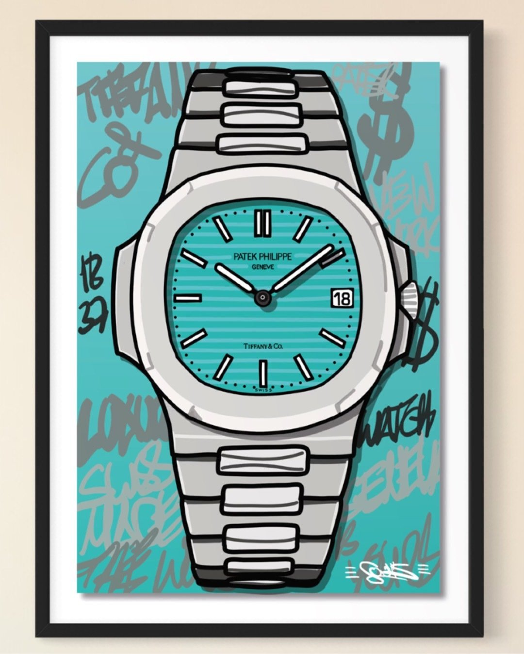 Quadro Tif fanys Patek (Opera d'arte 3D) X