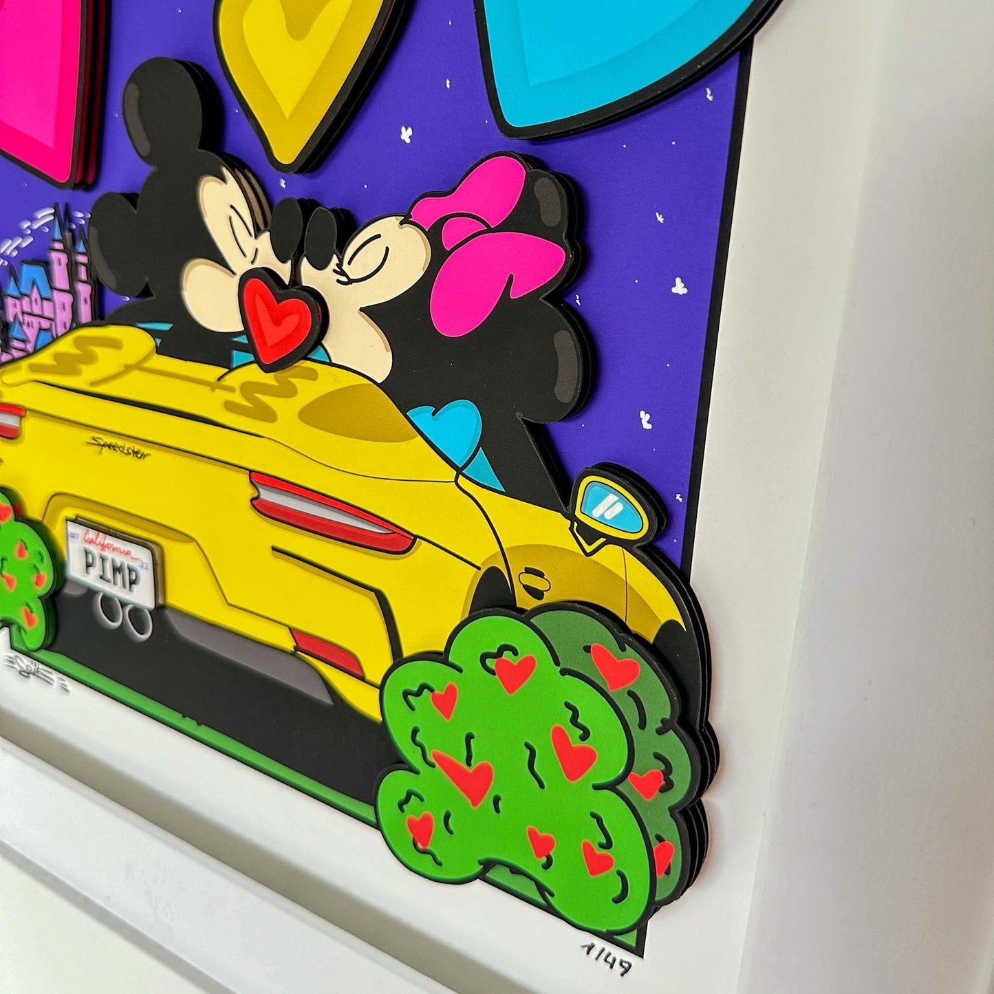 Quadro Incontri Veloci  (Opera d'arte 3D) X