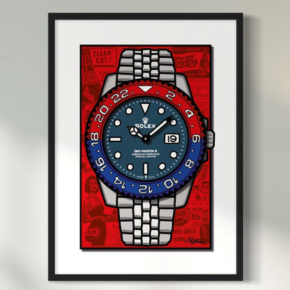 Quadro Pepsi GMT (Opera d'arte 3D) X