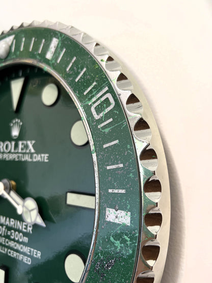 Orologio Sub Classic Green Custom da Parete X