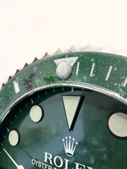 Orologio Sub Classic Green Custom da Parete X